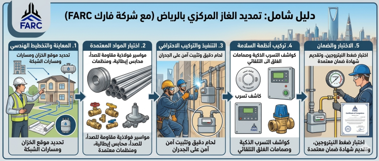 شركة تمديد الغاز بالرياض