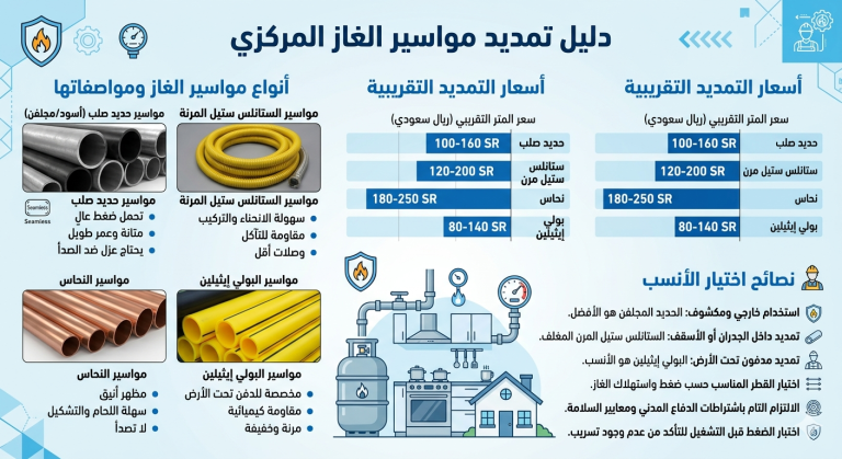 شركة تمديد غاز مركزي